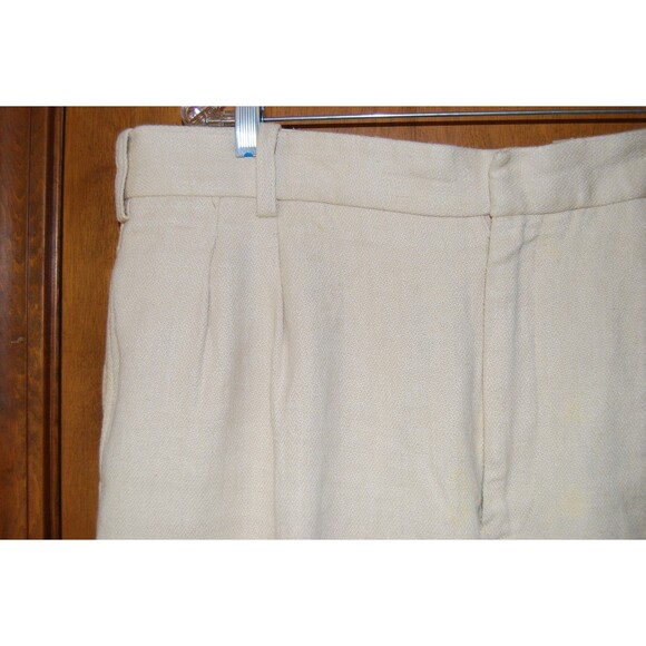 Vintage Orvis Mens Trouser 100% Hemp 40x30 with cuff - Picture 3 of 10